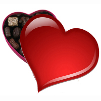 Символ Дня святого Валентина - шоколад.